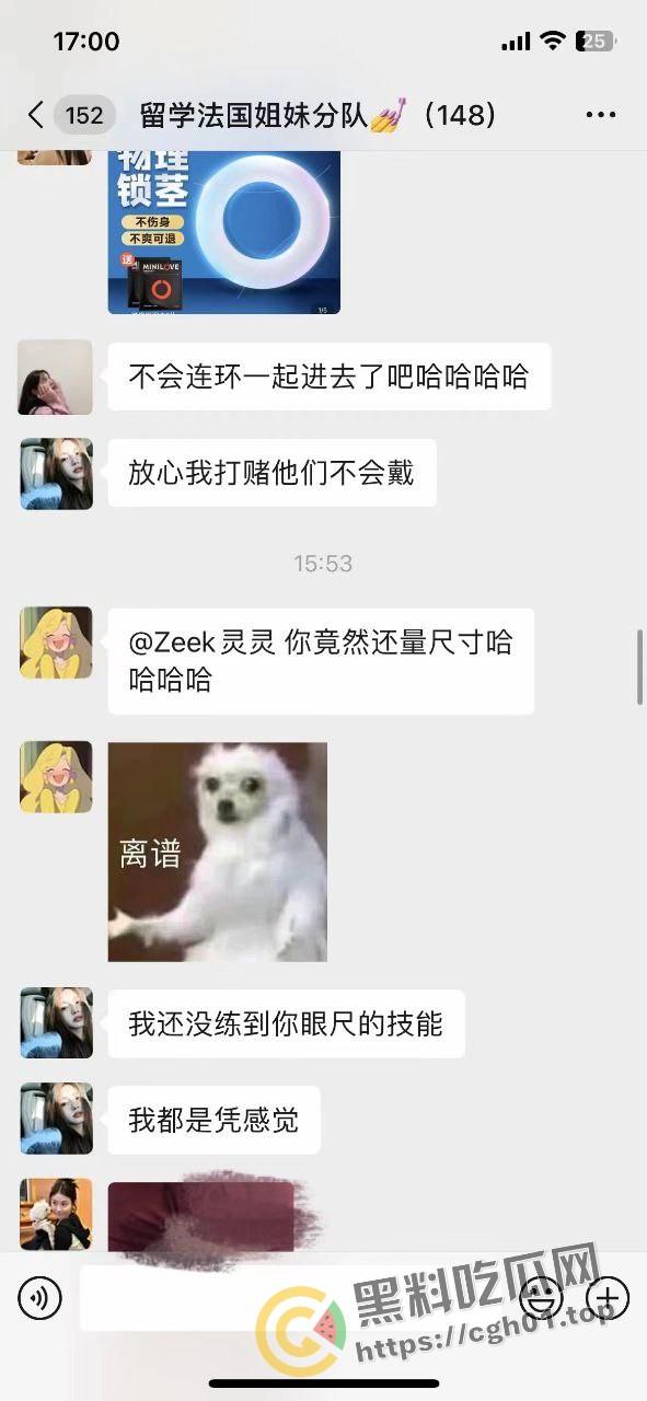 法国留学圈一群臭鸡群内讨论外国大屌 父母眼中留学乖乖女 洋人眼中母狗肉便器-8